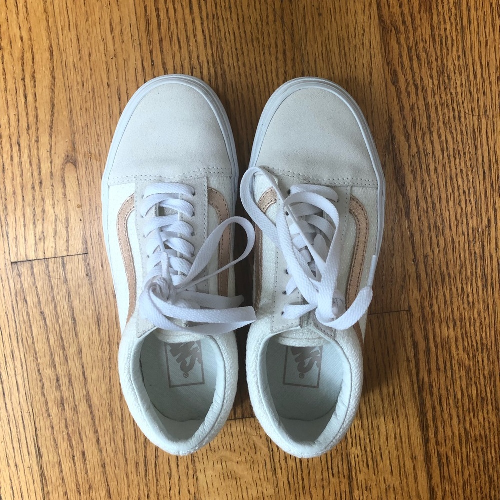 Vans old skool rose gold size 6/4.5